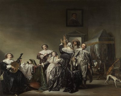 Galante Gesellschaft, 1633 von Pieter Codde